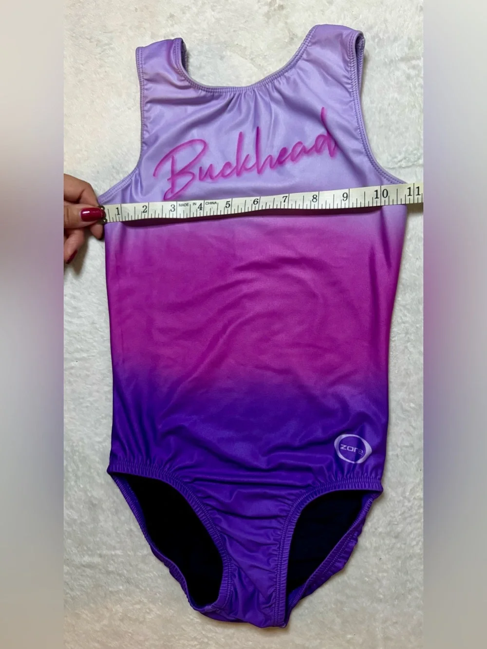 Youth Large Gradient Purple Zone Gymnastics Leotard